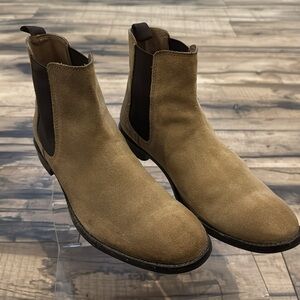 ASOS Tan Suede Chelsea Boots